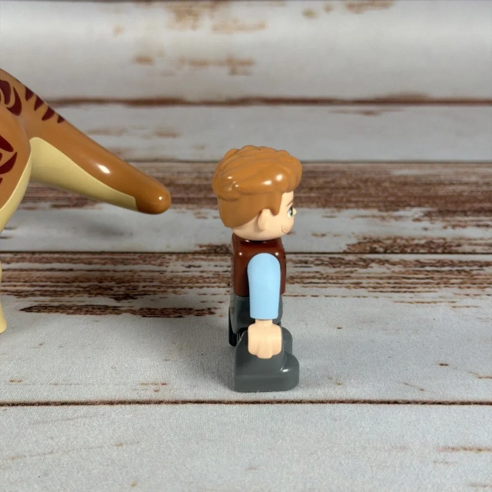 LEGO Duplo Jurassic World 10880 T Rex Dinosaur and Owen Grady Figure Replacement